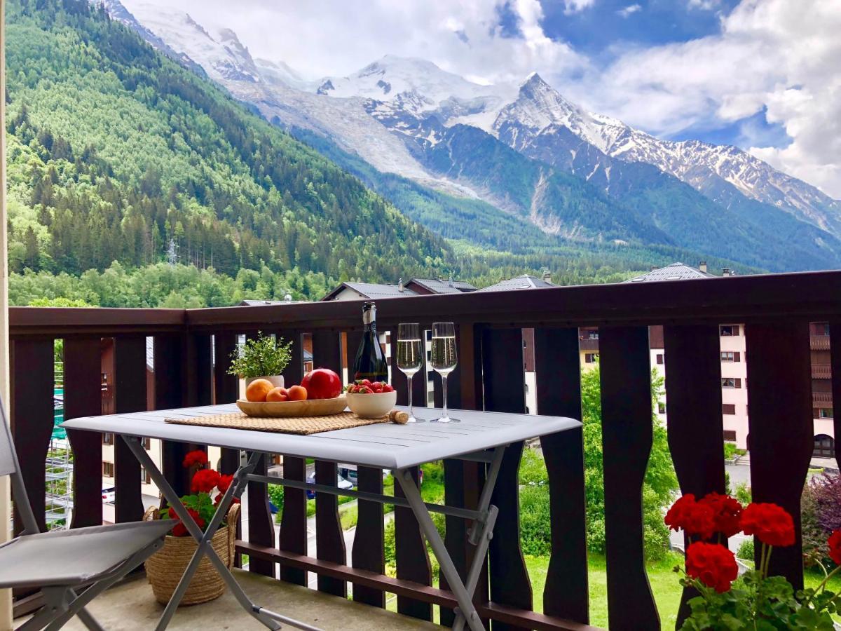 Mont Blanc 43, Vue Mont Blanc , Balcon, Parking Lejlighed Chamonix Eksteriør billede